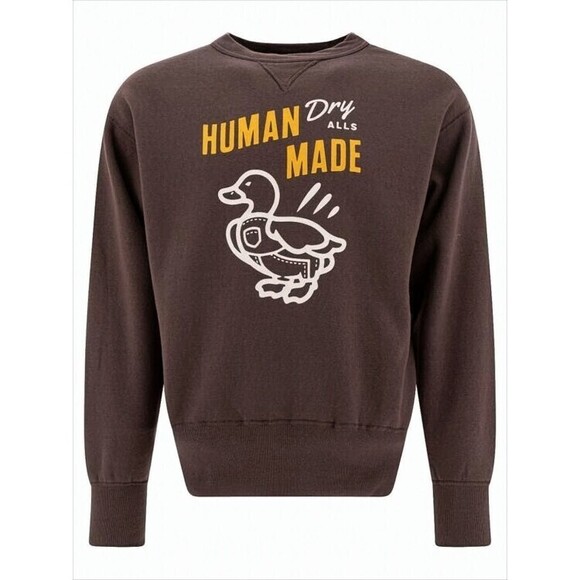 Humanmade Relaxed Fit Graphic Print Long-Sleeve Sweatshirt - NWT